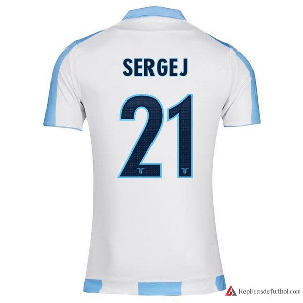 Camiseta Lazio Segunda equipación Sergej 2017-2018
